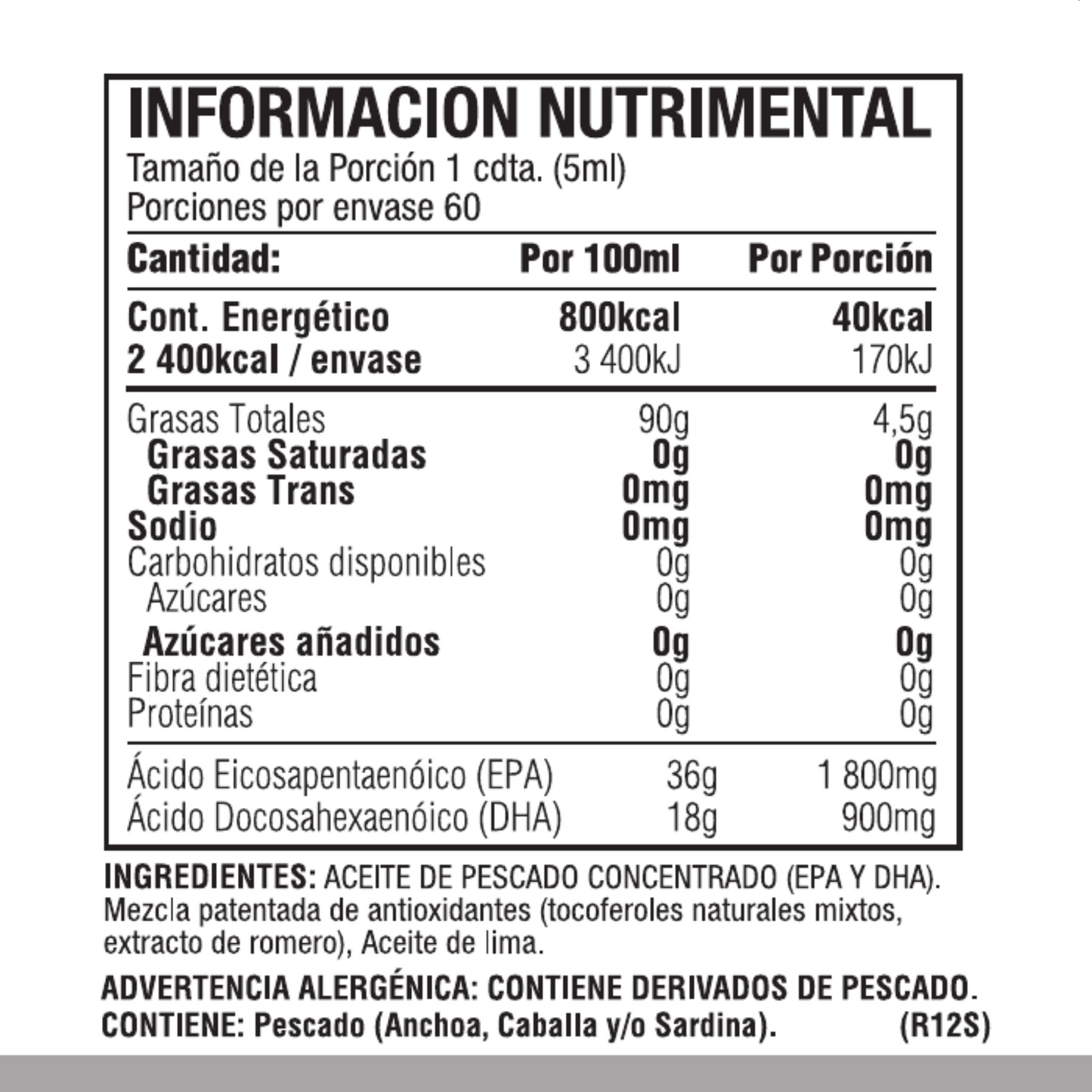 Omega Rx Líquido 300 ml 3ra Generación - Dr. Sears Zone.