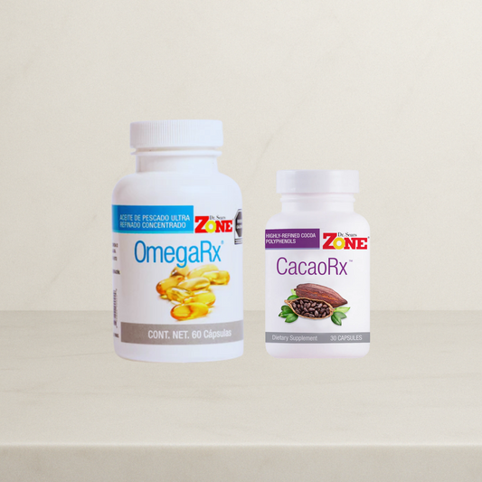 KIT Omega-3 RX 60 cápsulas + Cacao RX 30 cápsulas