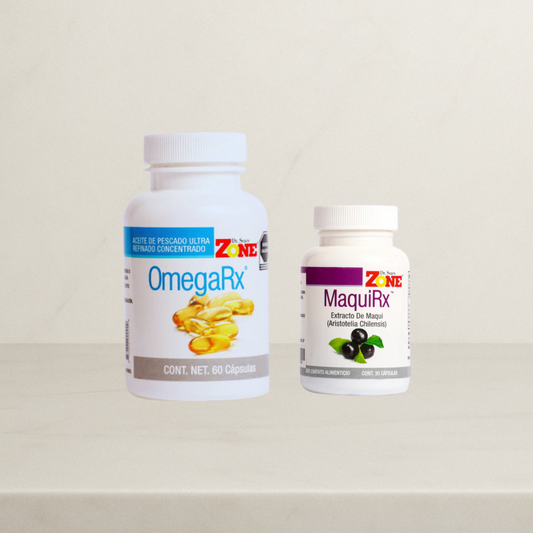KIT Maqui RX 30 cápsulas + Omega-3 RX 60 cápsulas