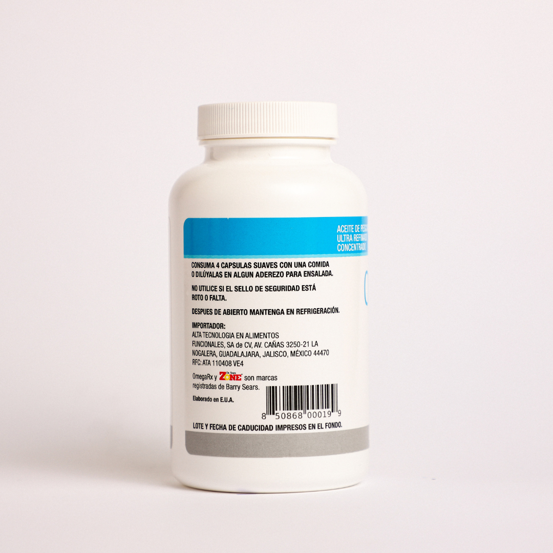 Omega 3 Rx Capsulas 120 - La Zona México